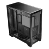 PC korpusas MODECOM VOLCANO EXPANSE S MIDI juodas — grūdintas stiklas, USB-C, palaiko micro ATX, GPU iki 430 mm