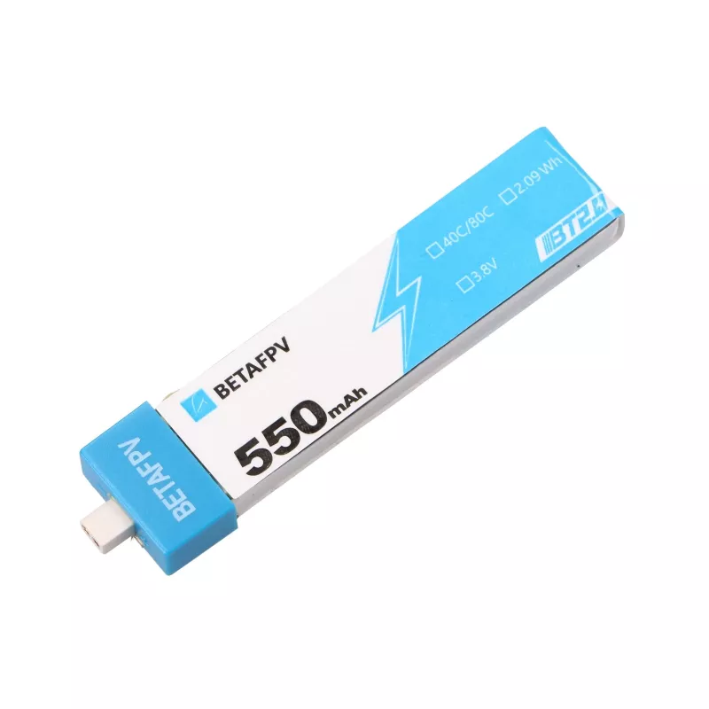 BetaFPV BT2.0 1S dronų baterijų rinkinys, 4 vnt., 550mAh, 3.8V