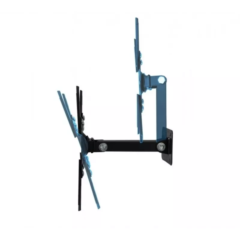 TV wall mount ESPERANZA PROTEUS for 26–70 inch (66–177.8 cm), tilt ±15°, swivel 120°, VESA 75×75–400×400, max load 55 kg, Juoda