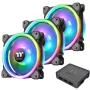 Thermaltake Ring Trio 14 ARGB 140 mm korpuso ventiliatoriai – 3 vnt. rinkinys