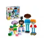 Konstrukcinis žaislas LEGO DUPLO 10423 statomų žmonių rinkinys, 71 detalė, amžius 3+, figūrų aukštis 260 mm