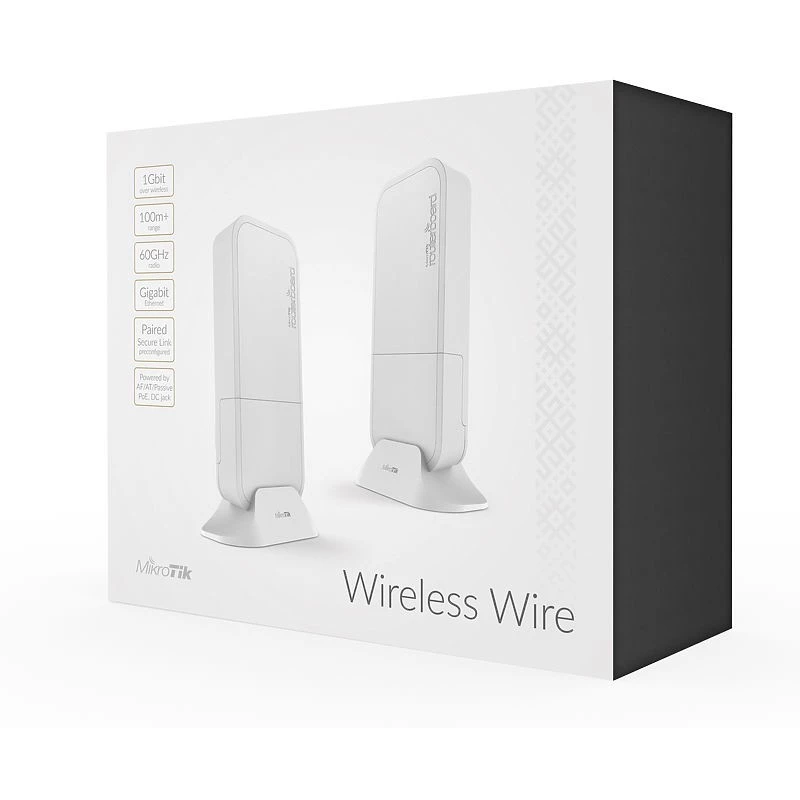 Mikrotik RBWAPG-60ADKIT belaidis prieigos taškas 1000 Mbit/s Baltas Maitinimas per Ethernet (PoE)