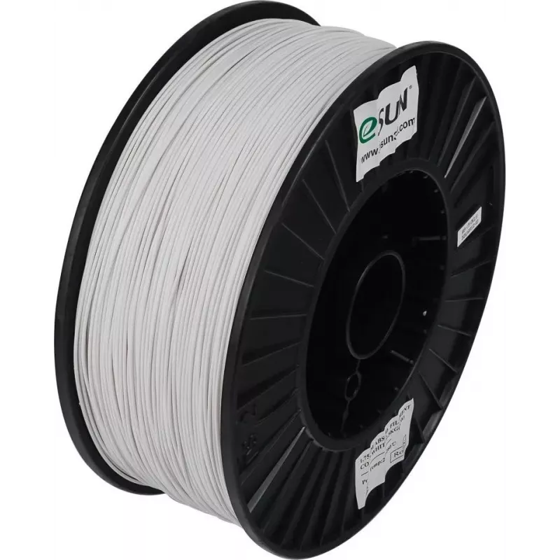 ABS 1,75MM ŠALTA BALTA 2,5KG ESUN 3D SIŪLAS (ABS.5)