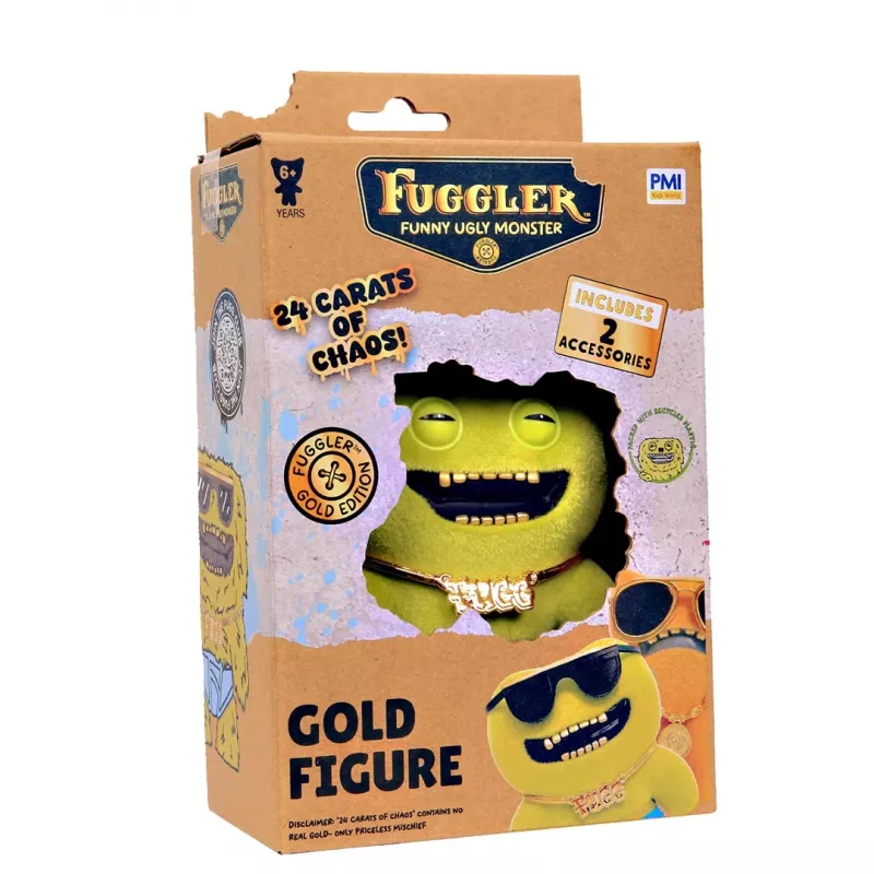 Veiksmo figūrėlė p.m.i kids world FUGGLER S3 GOLD EDITION - Gold Figure Ver.D