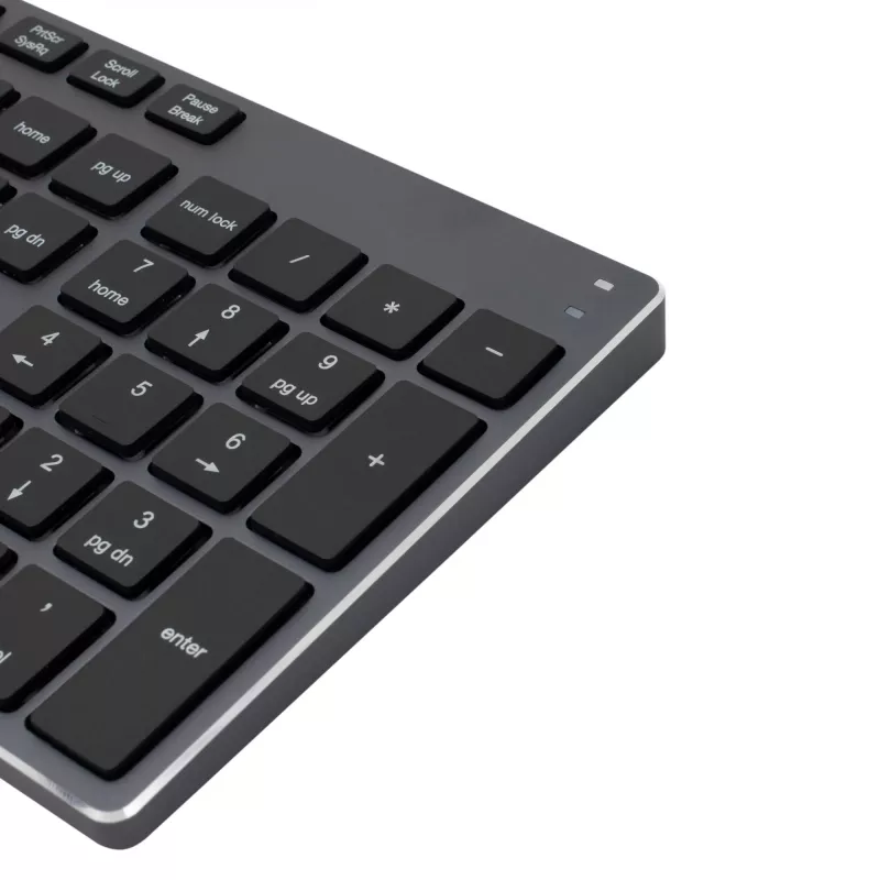 Belaidė klaviatūra SBOX WK-131 US, kompaktiškas metalinis dizainas, US išdėstymas