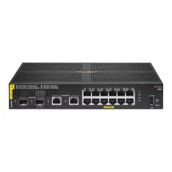 HPE Aruba Networking 6100 12G Class4 PoE 2G/2SFP+ 139W Managed L3 Gigabit Ethernet (10/100/1000) Power over Ethernet (PoE) 1U Juoda