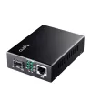 Tinklo medijos keitiklis Cudy MC220 — Gigabitinis (1000 Mbps) vienmodis SFP 1310 nm, 1x RJ-45, 1x SFP, juodas