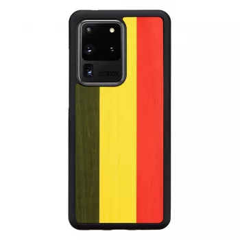 Man and Wood telefono dėklas Samsung Galaxy S20 Ultra — reggae Juoda