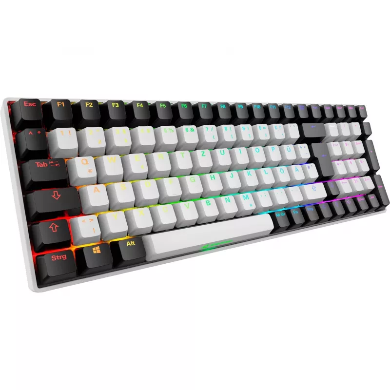 Žaidimų klaviatūra Sharkoon SGK50 S2 mechaninė QWERTZ belaidė