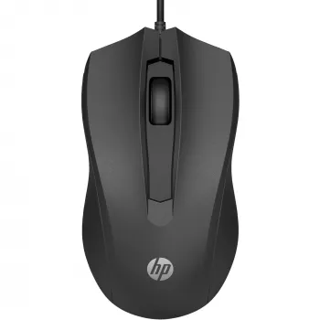 HP Wired pelė 105, abiem rankoms tinkama, optinė, USB Type-A, 1600 DPI, juoda