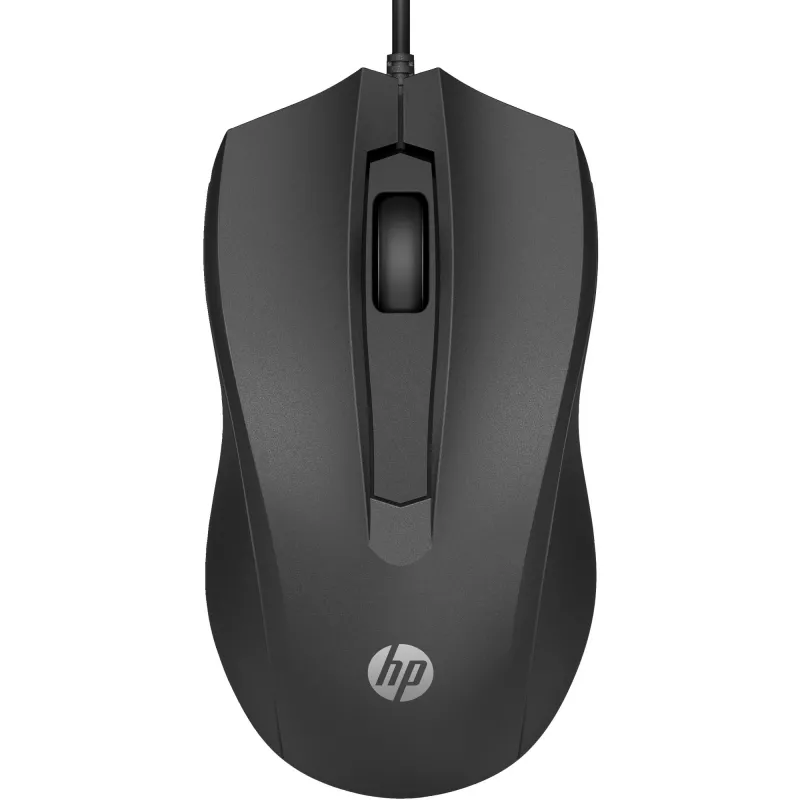 HP Wired pelė 105, abiem rankoms tinkama, optinė, USB Type-A, 1600 DPI, juoda