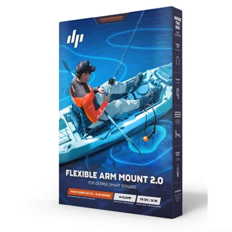 Deeper Flex Arm 2.0 Active laikiklis Radar Black
