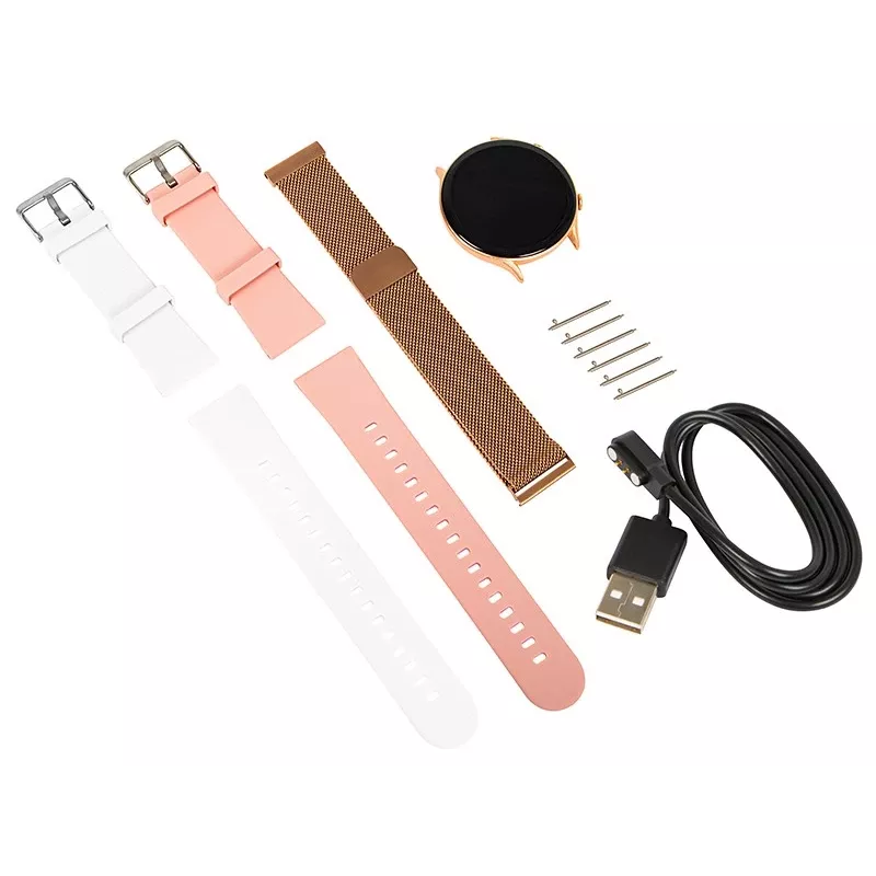 Išmanusis laikrodis BLOW X19 Bluetooth rožinis