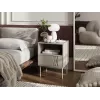 Naktinių stalelių rinkinys 2 vnt. cama meble TRESSE 44×40×53 cm, kašmyro matinis, 1 stalčius, 16 mm rėmas