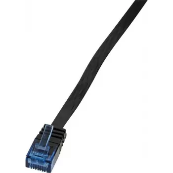 Logilink SlimLine - pataisymo kabelis - RJ-45 (V) - RJ-45 (V) - 1 m - UTP - CAT 6 - juoda (CF2033U)