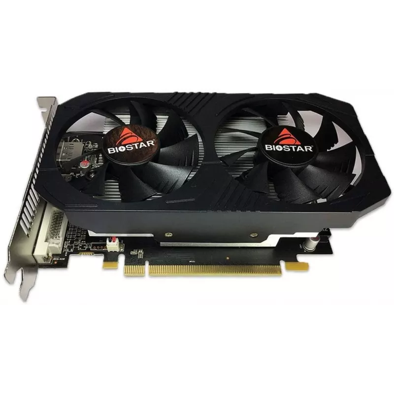 BIOSTAR Radeon RX 560 4 GB GDDR5 vaizdo plokštė, 128 bitų, PCIe 3.0, 1275/1175 MHz, HDMI+DP+DVI