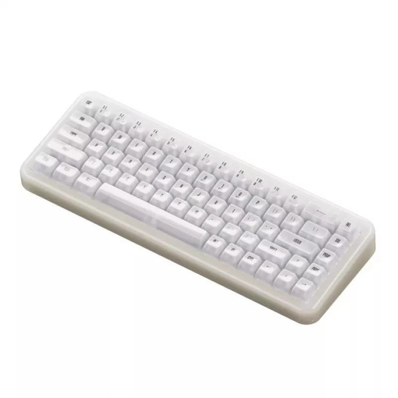Mechaninė žaidimų klaviatūra AKKO YU01 White Jade 65 % RGB su Piano Pro jungikliais