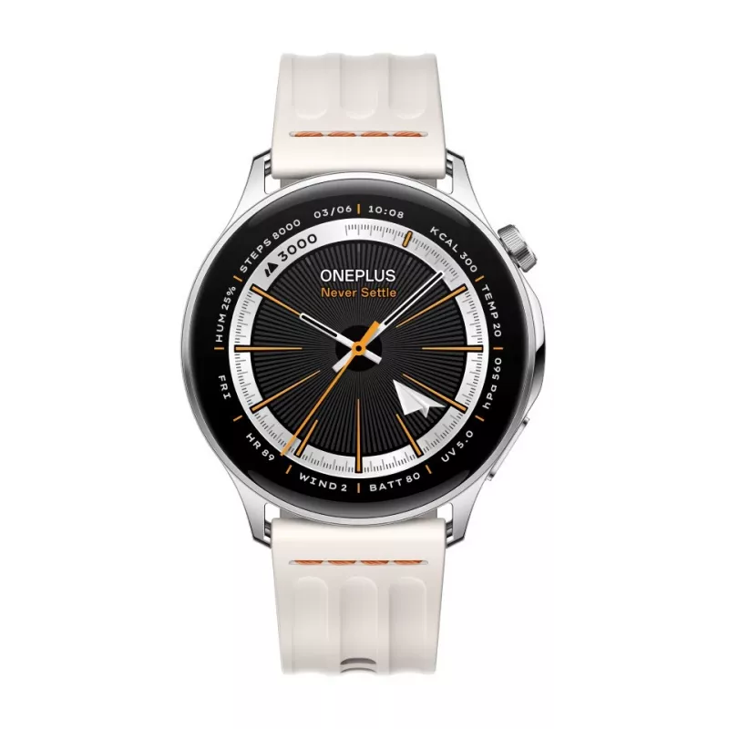 OnePlus Watch Lite - išmanusis laikrodis, sidabrinis