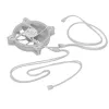 120mm korpuso ventiliatorius MODECOM VOLCANO APEX 120 ARGB White — 120mm ARGB aušinimo ventiliatorius