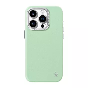 Apsauginis dėklas Joyroom PN-15F1, skirtas iPhone 15 Pro Max, plonas žalias, lengvas apsauginis gaubtas