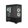 PC korpusas CHRONIX V2 Mid Tower ARGB ventiliatorius x3 juodas