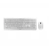 CHERRY DW 3000 klaviatūra su pele, universali, belaidė RF, QWERTZ, vokiška, pilka