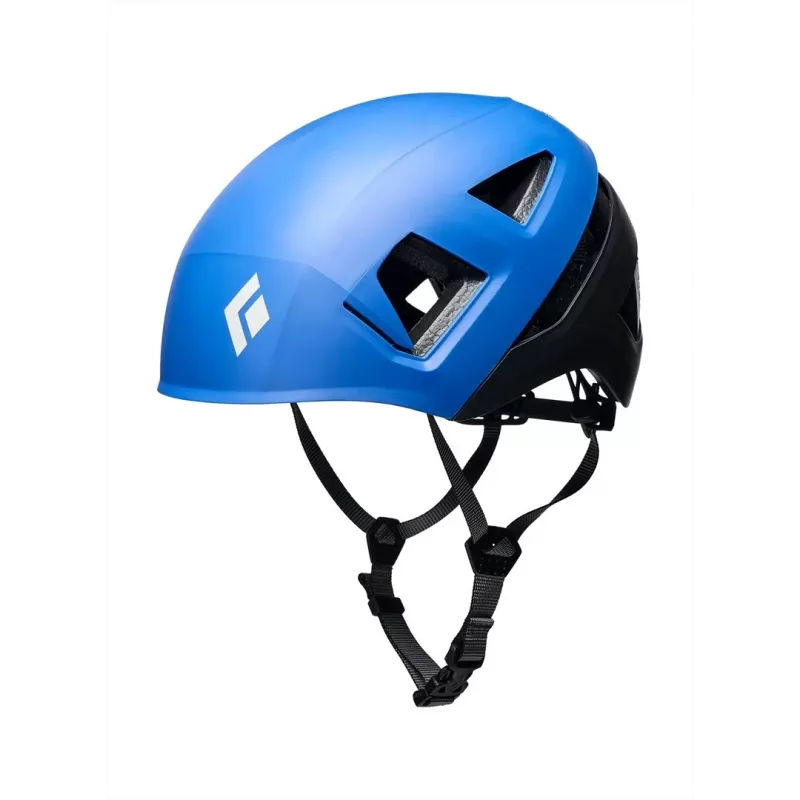 Apsauginis pusšalmis Juoda Diamond Capitan E Drifter Blue M/L — kietas kevalas, EPS, 58–63 cm, 350 g, reguliuojamas, ventiliacija
