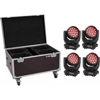 EUROLITE TMH-X4 4x LED Zoom judančios galvutės ploviklis
