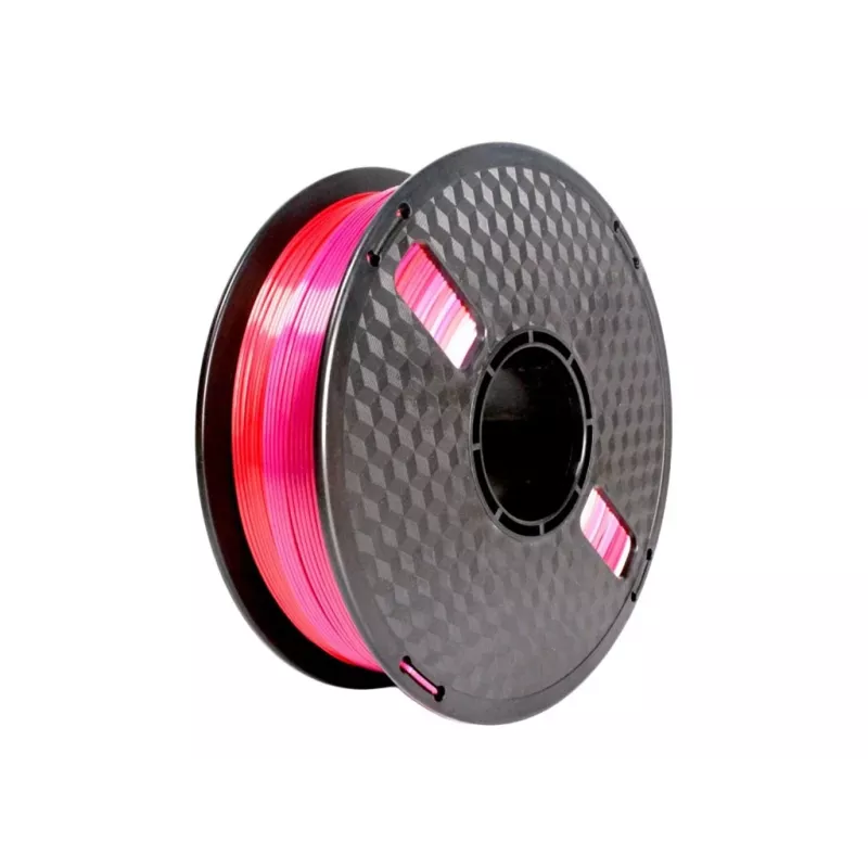 PLA 3D spausdinimo gija 1,75 mm 1 kg — Flashforge Gembird 3DP-PLA-SK-01-RP, Violetinė/Raudona