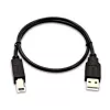 USB kabelis V7 V7USB2AB-50C-1E 0,5 m A kištukas į B kištuką