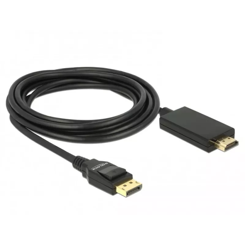 Vaizdo kabelio adapteris DeLOCK 85318 DisplayPort į HDMI 3m Juodas