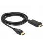 Vaizdo kabelio adapteris DeLOCK 85318 DisplayPort į HDMI 3m Juodas