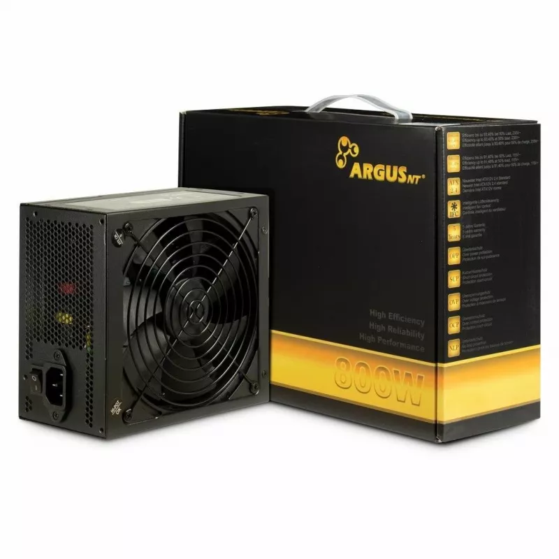 Inter-Tech Argus GPS-800 800W maitinimo blokas, 80+ Gold, ATX, 14 cm ventiliatorius
