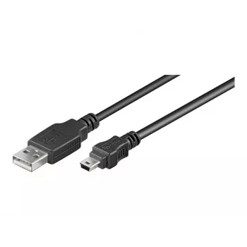 Goobay | USB 2.0 Hi-Speed laidas | 50768 | USB-A į mini-USB USB 2.0 vyriškas (A tipas) | USB 2.0 mini vyriškas (B tipas, 5 kontaktų)
