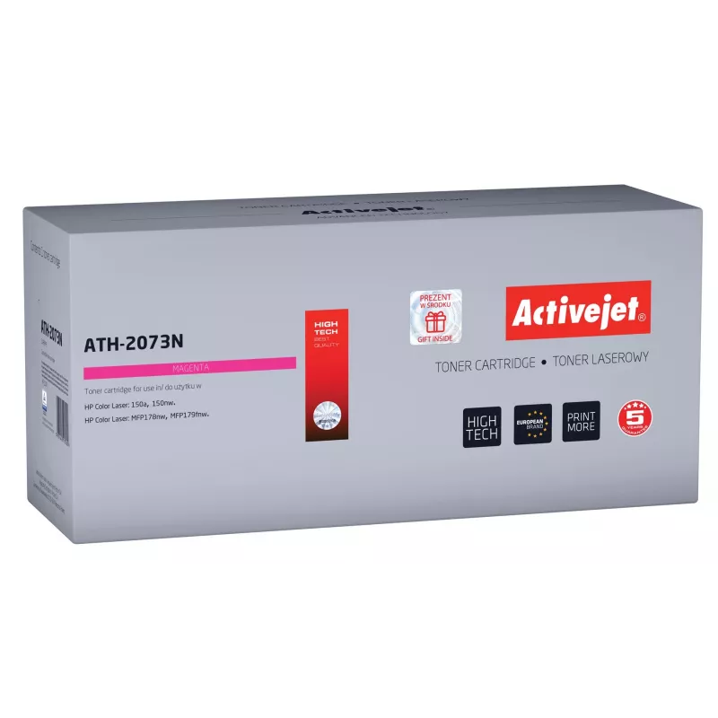Activejet ATH-2073N dažomasis milteliai (pakaitalas HP 117A W2073A; 2073A; Supreme; 700 puslapių; purpurinė)