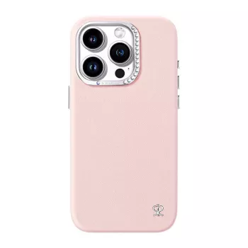Joyroom PN-15F2 Starry dėklas „iPhone 15 Pro“, rožinis, plonas apsauginis dėklas
