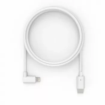 Compulocks 6ft USB-C Male to 90 Degree Lightning Charging kabelis Right Angle White