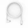 Compulocks 6ft USB-C Male to 90 Degree Lightning Charging kabelis Right Angle White
