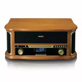 Lenco TCD-2571WD patefonas 10W medinis 1 denis DAB FM Bluetooth