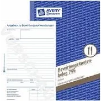 Avery 745 Mėlyna - Balta administravimo knyga (745)