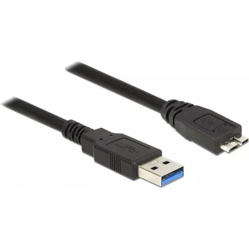 USB kabelis DeLOCK 85075 USB 3.2 Gen 1 3 m USB A Micro-USB B juodas