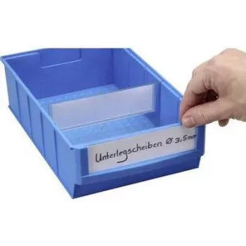 allit ProfiPlus ShelfBox B baltas ženklinimo rinkinys, skirtas laikymo dėžėms — modelis 456597
