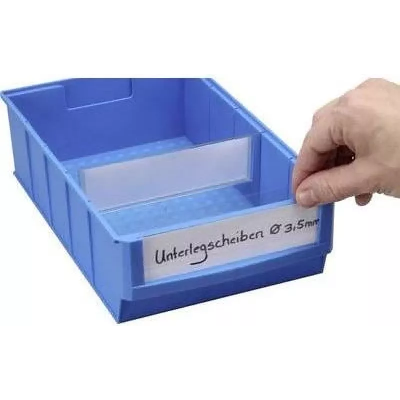 allit ProfiPlus ShelfBox B baltas ženklinimo rinkinys, skirtas laikymo dėžėms — modelis 456597