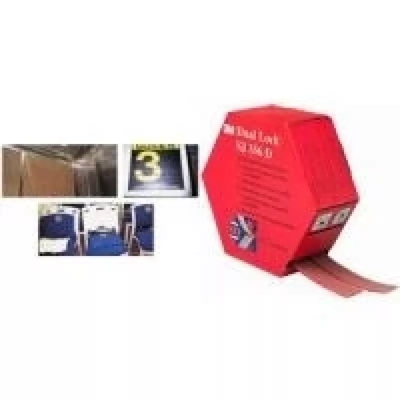 3M Dual Lock lanksti spaudžiamoji tvirtinimo juosta, spalva: juoda matmenys: 25,4 mm x 5 m, klijai: sintetinė guma (SJ354D)