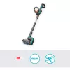 akumuliatorinis universalus valytuvas AquaBrush Patio 18V P4A solo, kietų grindų valiklis Pilka/turkio, be akumuliatoriaus ir įkroviklio, POWER FOR ALL ALLIANCE