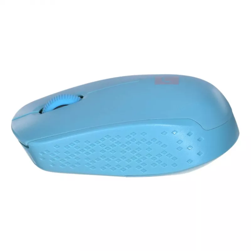 Belaidė abiem rankoms tinkama pelė NATEC STORK — Bluetooth + USB Type-A, 1600 DPI, 3 mygtukai, šviesiai mėlyna