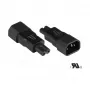 GoodConnections C14 > C7 (ST-BU) IEC prietaiso maitinimo adapteris, juodas