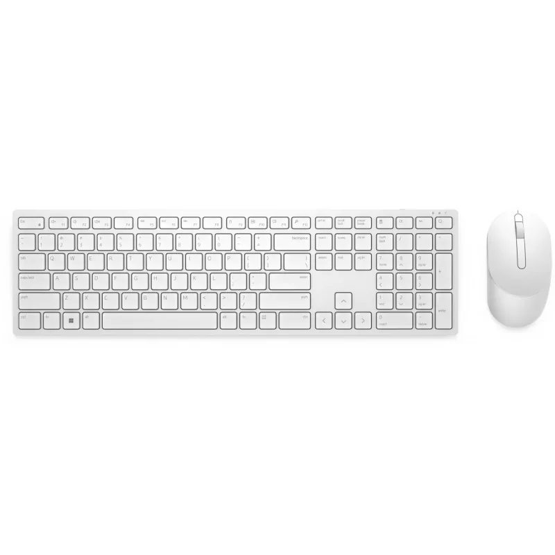 DELL Pro klaviatūra ir pelė - KM5221W - prancūziška (AZERTY) - balta