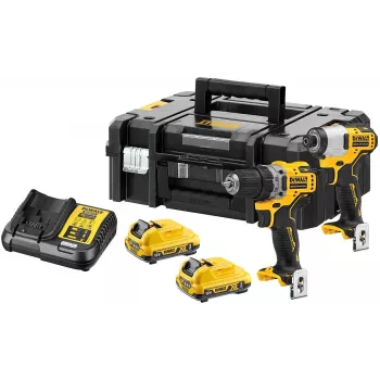 DeWALT DCK2110L2T-QW elektrinis suktuvas/smūginis suktuvas Juoda, Geltona