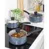 Puodų rinkinys Russell Hobbs Nightfall Stone 3 dalių 16/18/20 cm neprideganti danga